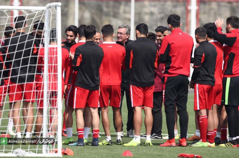 تمرینات پرسپولیس در سال جدید پشت درهای بسته