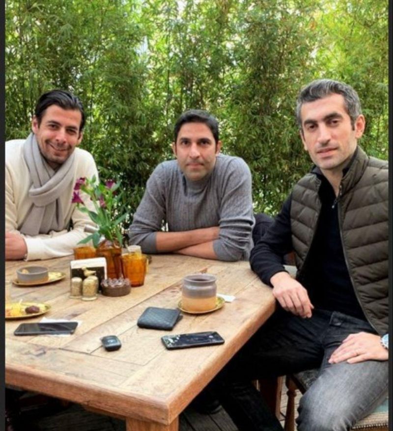 دیدار وحید هاشمیان با فریدون زندی و مجتبی جباری