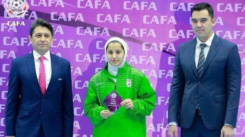 ترکمان بهترین بازیکن جام فوتسال دختران کافا شد