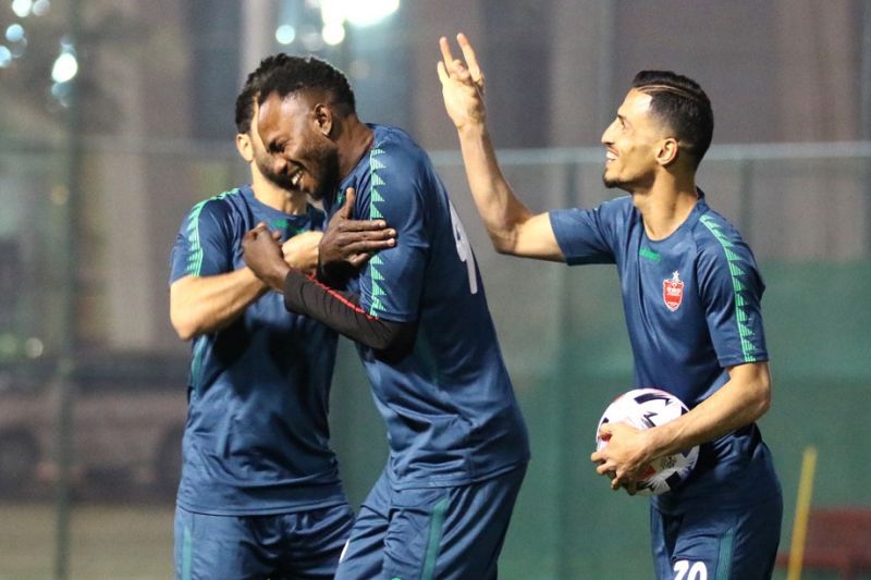 گزارش تصویری/ اولین تمرین پرسپولیسیها در قطر پیش از بازی با الدحیل