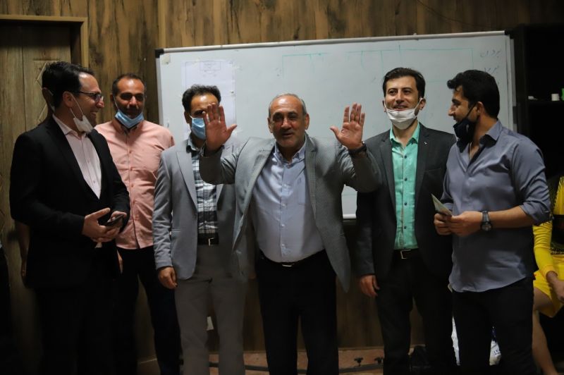 گرشاسبی بعد از برد در رختکن پیکانیها