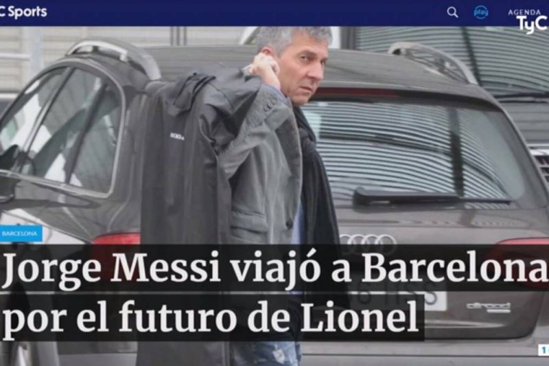 پدر مسی برای جلسه سرنوشتساز با بارتومئو راهی بارسلونا شد