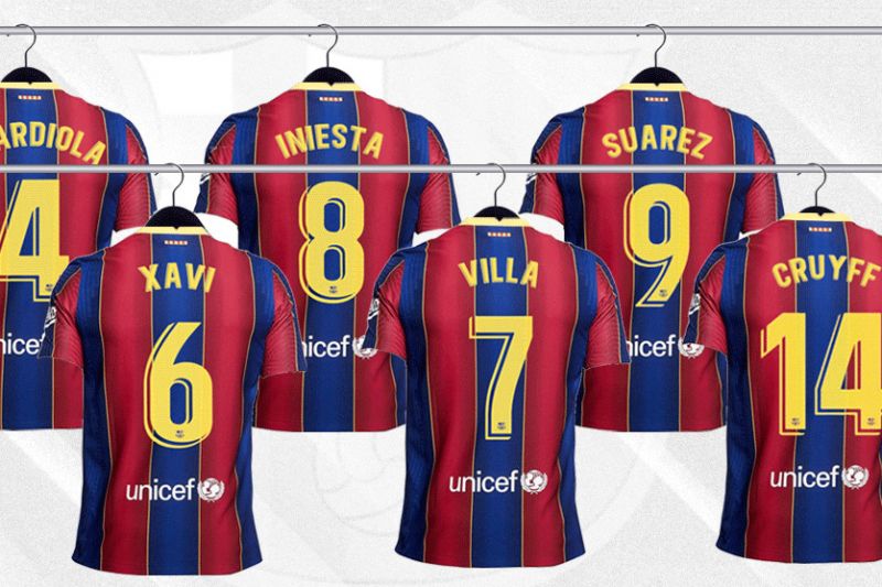 شماره پیراهنهای مهم تاریخ بارسلونا را چه کسانی بر تن میکنند؟