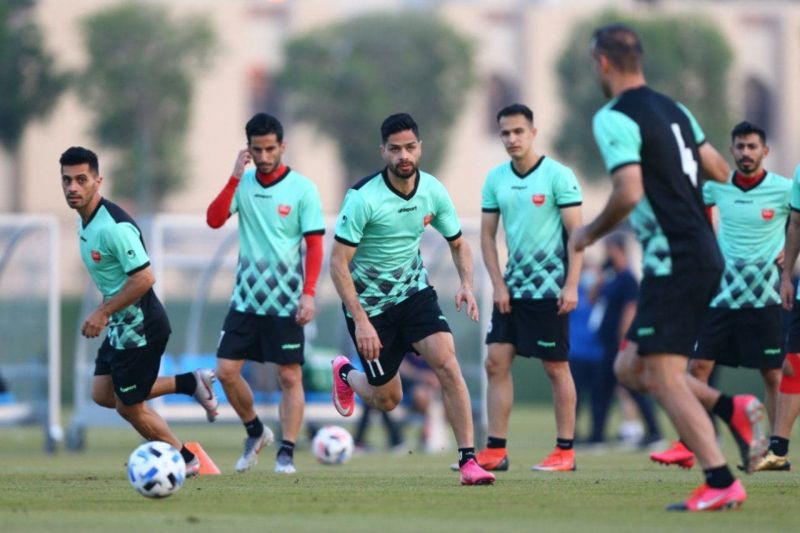 گزارش تصویری/ تمرینات پرسپولیس در قطر، 25 آذر 99