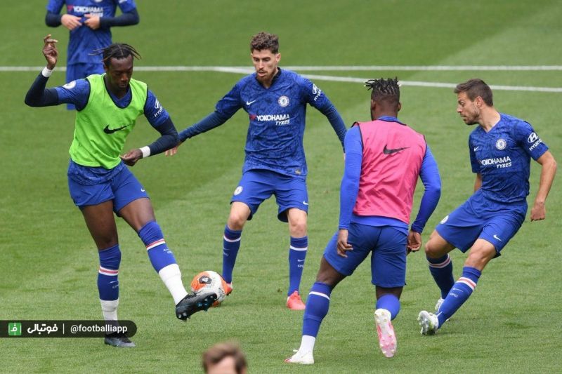 گزارش تصویری| تمرین چلسی، ۱۷ خرداد ۹۹
