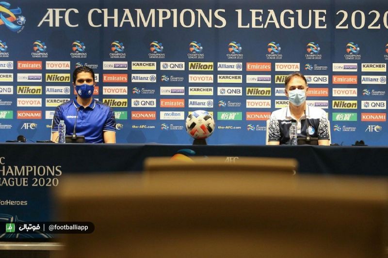 گزارش تصویری/ نشست خبری سرمربی و دروازهبان استقلال، 4 مهر 99