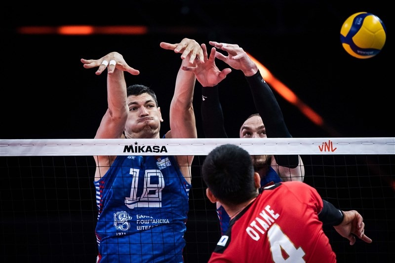 لیگ ملتهای والیبال| پیروزی فرانسه و اسلوونی و نخستین شکست ژاپن