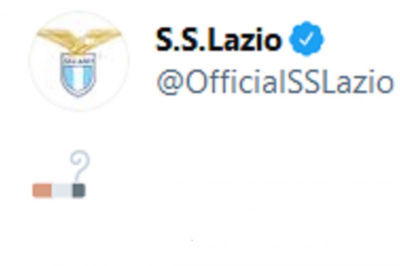 شیوه بامزه لاتزیو برای اعلام همکاری با ساری؛ با اموجی سیگار!