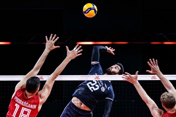 لیگ ملتهای والیبال| اسنفدیار و سعادت، بهترینهای ایران مقابل صربستان