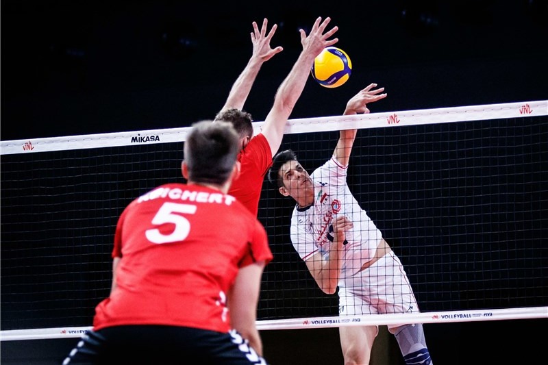 لیگ ملتهای والیبال/ کاظمی امتیازآورترین بازیکن ایران شد