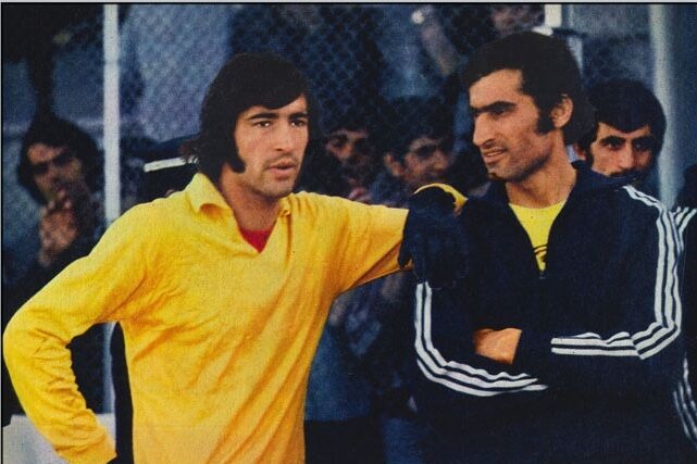 نوستالژی؛ عکس کمتر دیده شده از دو دروازهبان تاریخساز استقلال