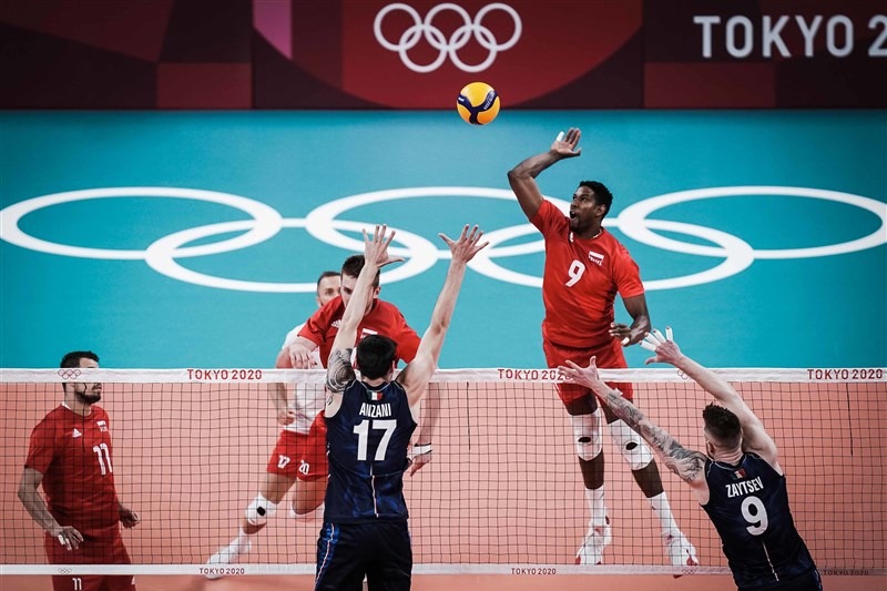 المپیک ۲۰۲۰ توکیو| تیمهای والیبال لهستان و روسیه حریفان خود را شکست دادند
