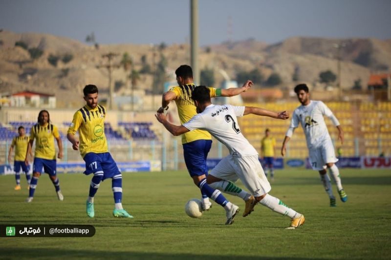 نفت مسجدسلیمان یک - ذوبآهن یک| پایان کابوس نباختن ذوب در مسجد سلیمان/ یک مساوی به درد نخور