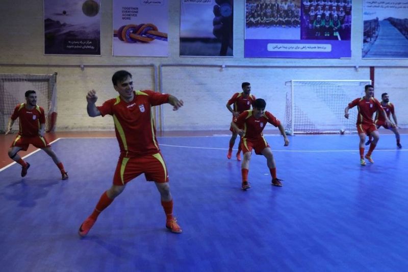 گزارش تصویری/ آخرین تمرین تیم ملی فوتسال