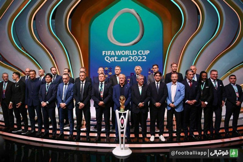 عکس یادگاری سرمربیان تیمهای حاضر در جام جهانی