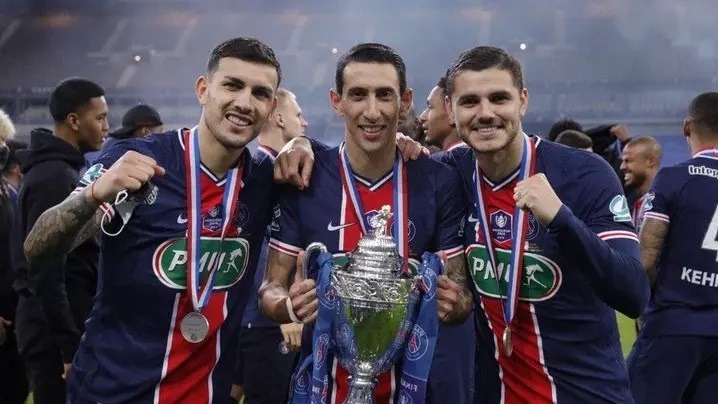 سه دوست آرژانتینی مسی از پیاسجی میروند