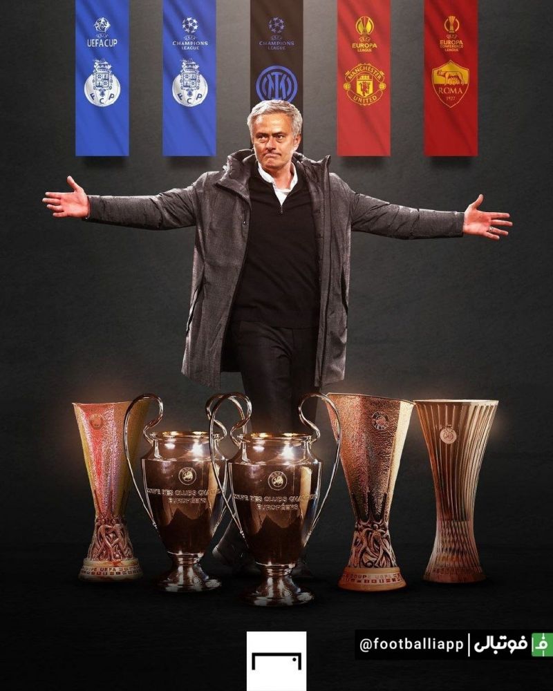 طرح سایت گل از جامهای اروپایی مورینیو