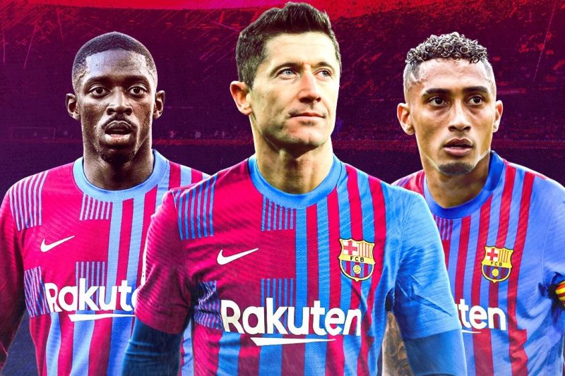 مثلث خط حملهای که هواداران بارسلونا منتظر آمدن ضلع اصلی آن هستند(طرح)