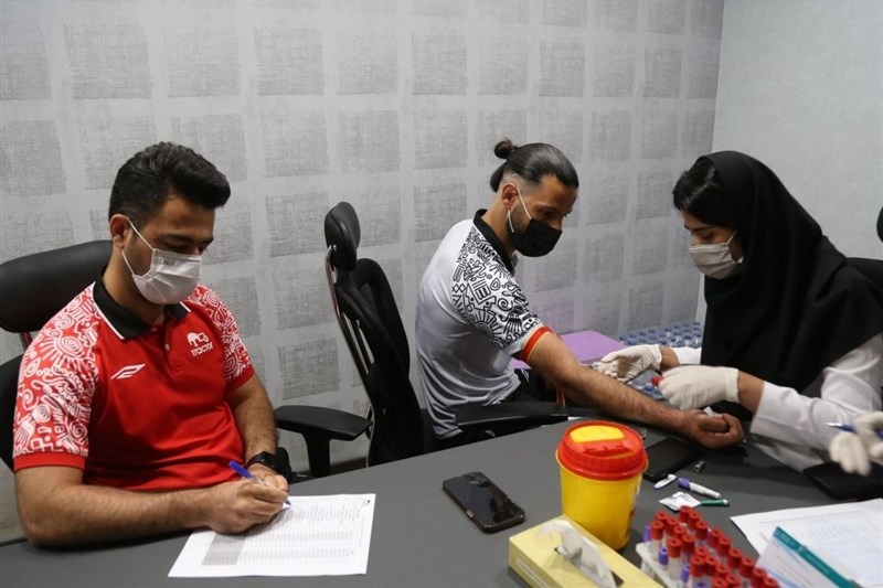 حضور اعضای تیم فوتبال تراکتور در تستهای پزشکی ایفمارک