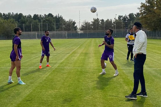 تمرین سه بازیکن تیم ملی زیر نظر کیروش +تصاویر