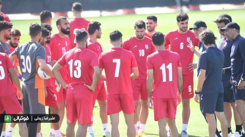 تلاش کیروش فعلا به نتیجه نرسید!/ چهرههای سگرمه درهم در تمرین تیم ملی