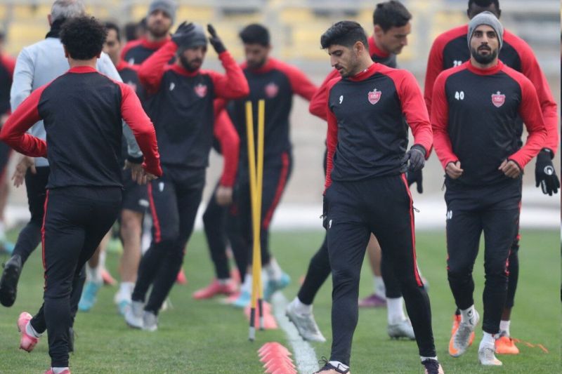 تمرین امروز پرسپولیس با یک غایب برگزار شد