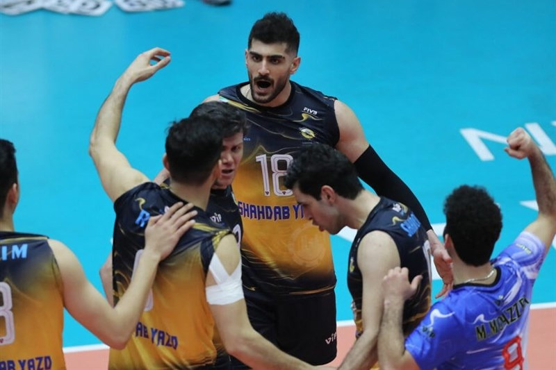معرفی بازیکنان تیم والیبال شهداب یزد در مسابقات باشگاههای آسیا