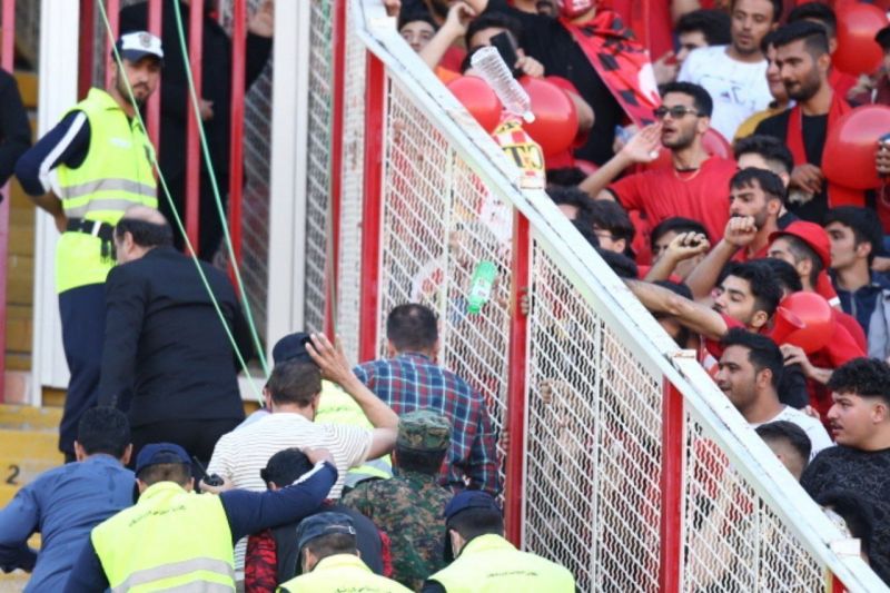 دستگیری برخی از اخلال‌گران نظم دیدار تراکتور - پرسپولیس