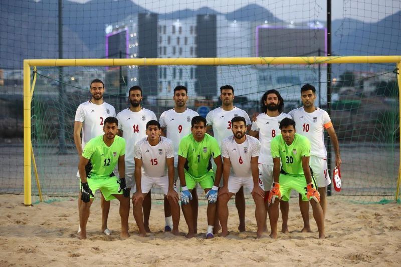 گزارش تصویری از بازی دوستانه تیم ملی فوتبال ساحلی ایران مقابل عمان