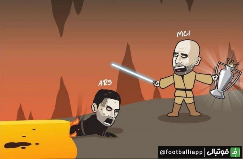 کاریکاتور/ بدین شکل آرتتا غافلگیر شد