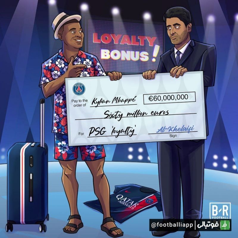 کیلیان امباپه پاداش وفاداری‌اش را از پاریسن‌ژرمن دریافت کرد