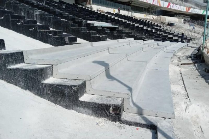 نصب سکوهای جدید در ورزشگاه آزادی(عکس)