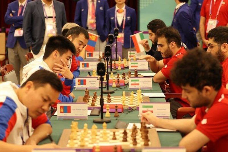 شطرنج ایران یک گام دیگر به مدال طلا نزدیک شد