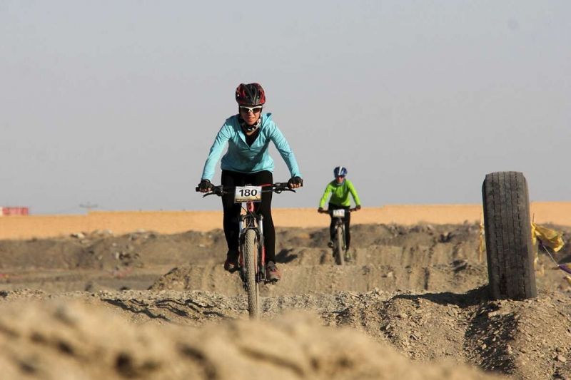 فاطمه عباسی در دوچرخهسواری کوهستان قهرمانی آسیا به برنز رسید