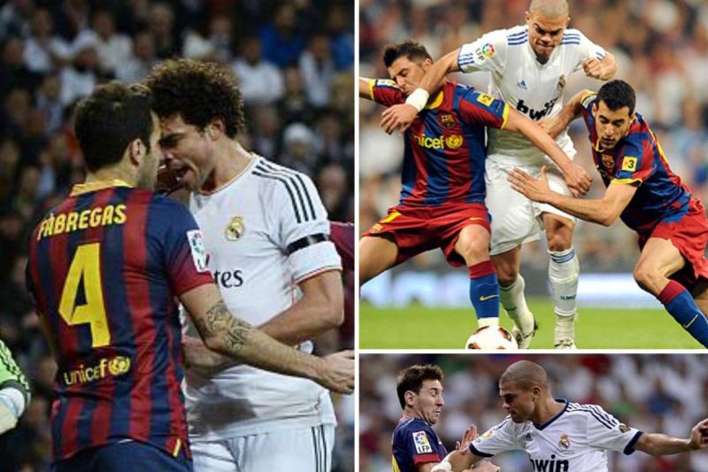 عکس؛ وقتی په په در لباس رئال مادرید به مصاف بارسلونا میرفت