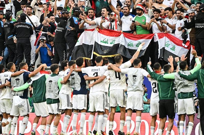 عکس؛ خوشحالی عراقیها پس از اینکه ژاپن را شکست دادند