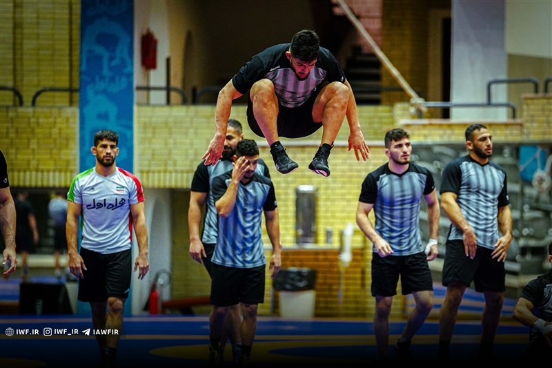 گزارش تصویری/ تمرین تیم ملی کشتی آزاد، دوشنبه 16 بهمن