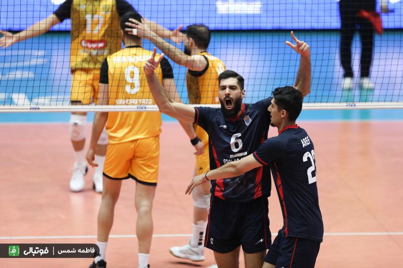 گزارش تصویری/ بازی فینال لیگ برتر والیبال میان فولاد سیرجان و شهداب یزد