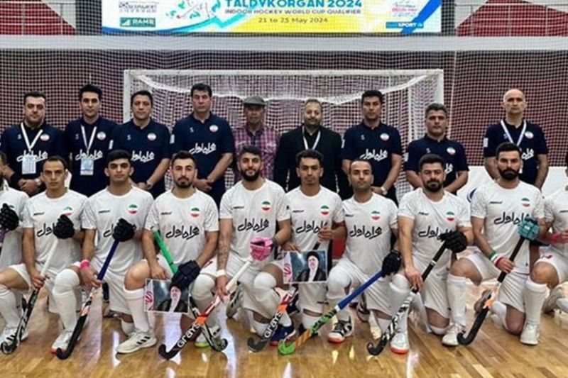 هاکی قهرمانی آسیا| صعود ایران با گلباران تاجیکستان