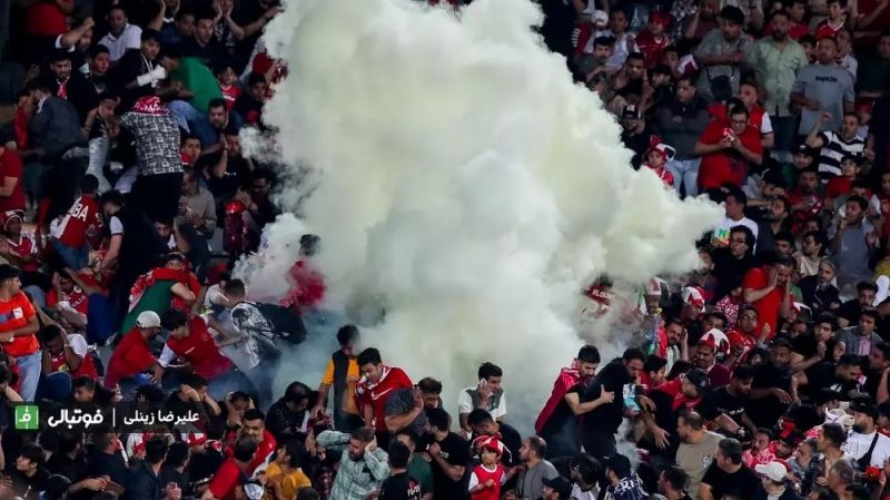 تصاویر شوکهکننده از ورزشگاه آزادی؛ نارنجکی که همه را تحت تاثیر قرار داد