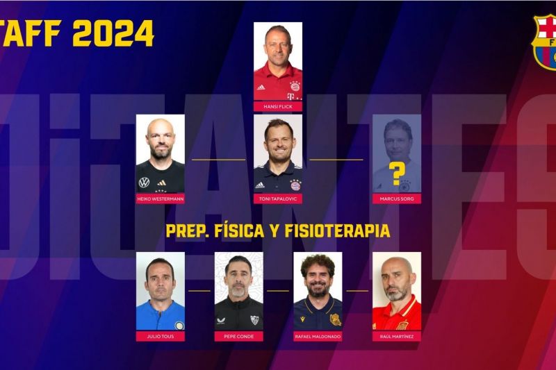 مشخص شدن کادر فنی هانسی فلیک در بارسلونا