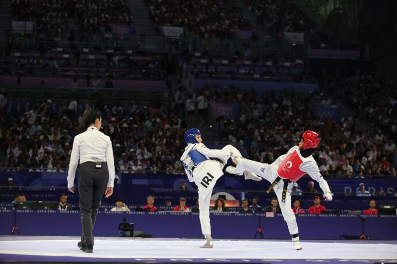 تصاویری از مسابقه مدال آور برای مبینا نعمتزاده