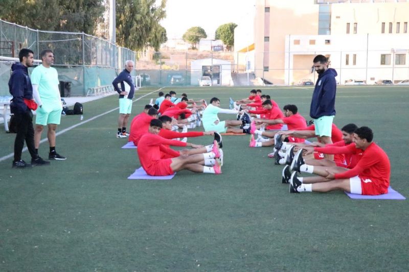 برگزاری تمرین ریکاوری و سایهزنی تیم ملی نوجوانان