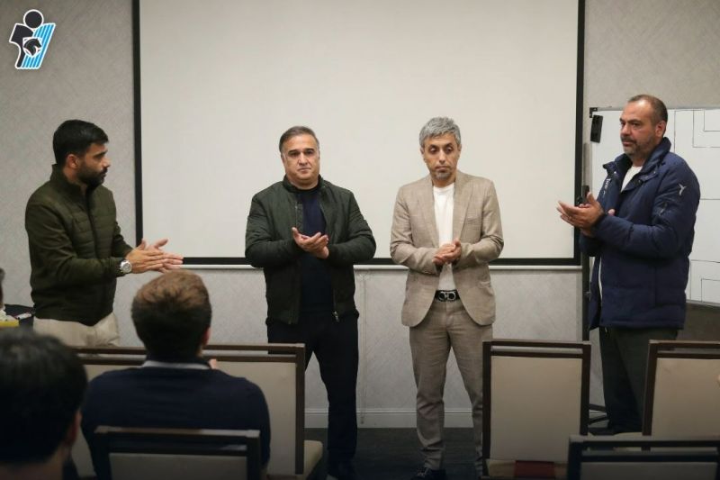 برگزاری مراسم معارفه مدیر تیم فوتبال پیکان/ خطیبی: خوشحالیم که دینمحمدی کنار ما است