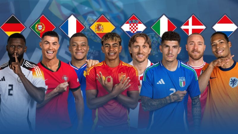 قرعهکشی یک چهارم نهایی لیگ ملتهای اروپا؛ قرعه شانس برای رونالدو