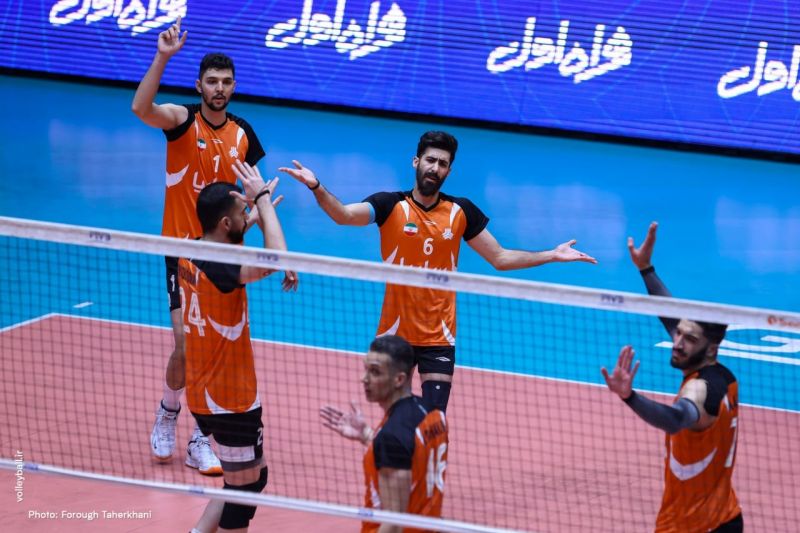 لیگ برتر والیبال| سایپا پیروز جدال متخصصان دیدارهای پنج سته شد