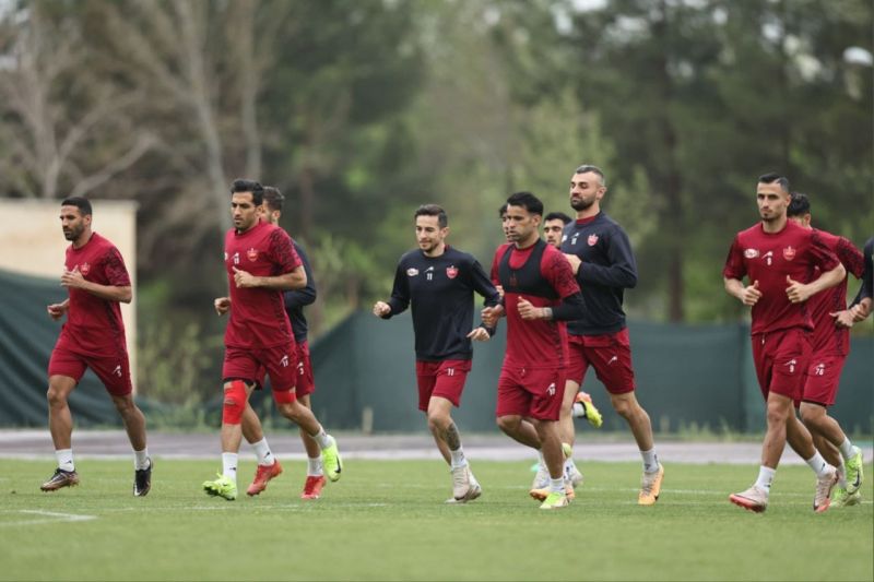 گزارش تصویری/ تمرین پرسپولیس، ۱۵ فروردین ۱۴۰۴