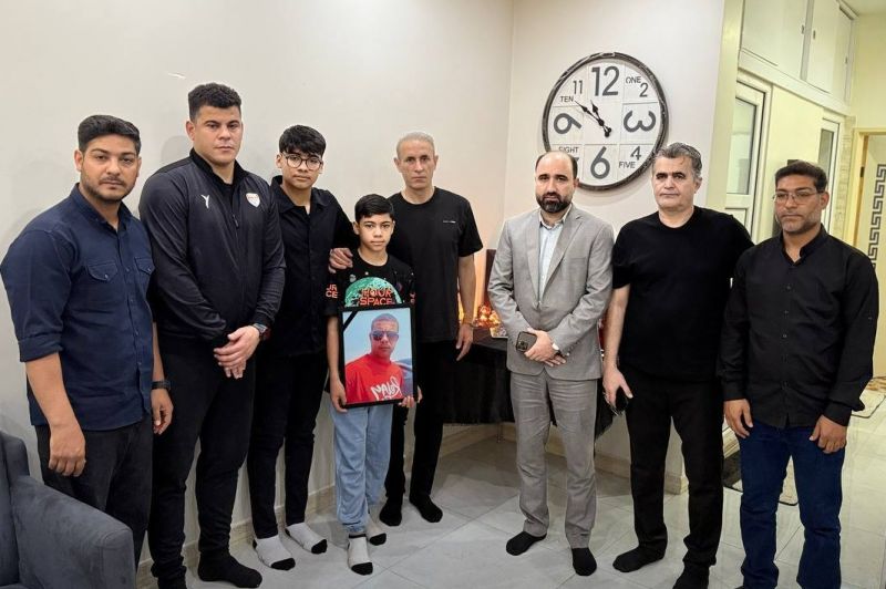 حضور یحیی گل محمدی در منزل مرحوم فرید نمازی