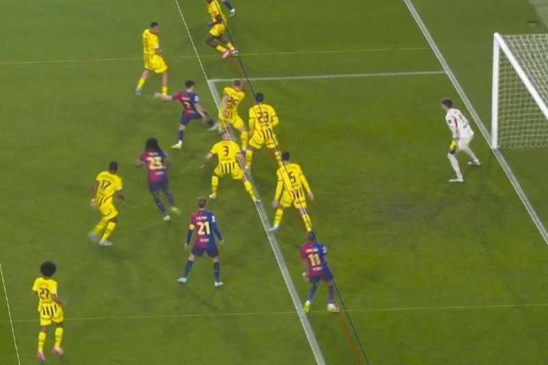 تایید گل رافینیا مقابل دورتموند توسط فوتبال آفساید