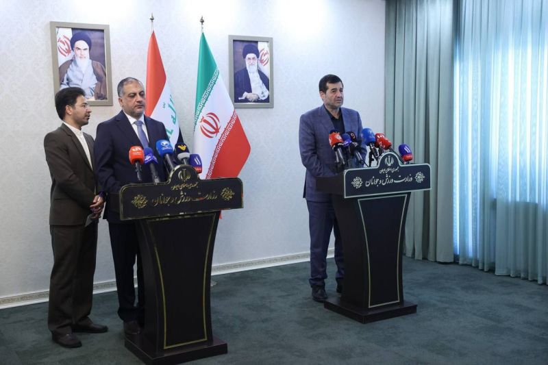 نشست خبری مشترک وزاری ورزش ایران و عراق